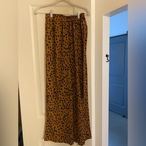 Women’s Wide Leg Cheetah Pants